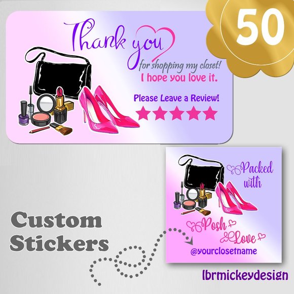 Thank you cards & Stickers - Picture 1 of 7